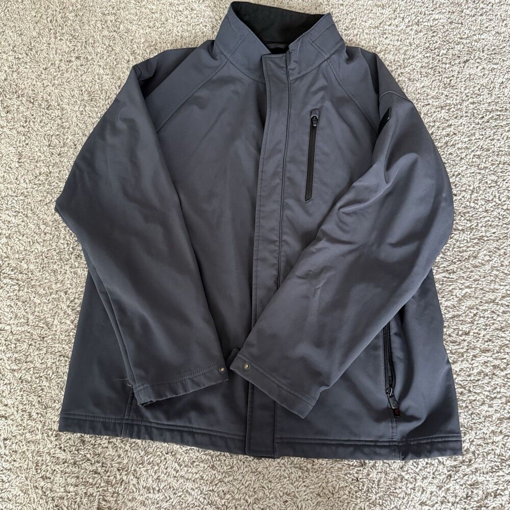 Tumi T-Tech Jacket Men's Black Water Resistant Insulated Full Zip Jacket Size L
